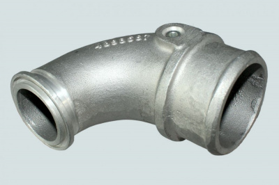 фото патрубок турбины угловой впуск.(isbe) dcec 4898587 