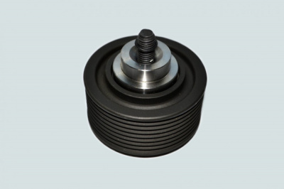 фото ролик натяжителя ремня (промежуточный) ручейковый / верхний isf3.8 5265369 